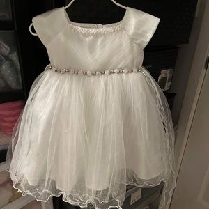 White dress for toddler